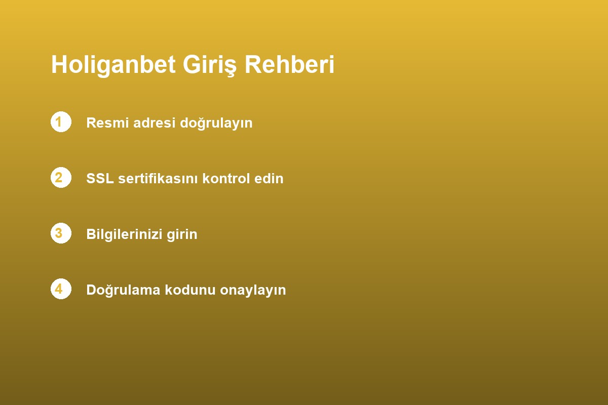 Holiganbet giriş adımları